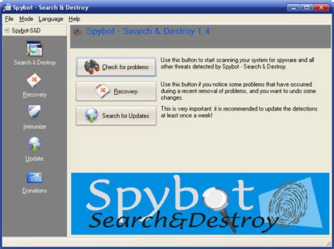 spybot search and destroy